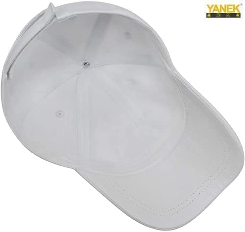 YANEK Plain Baseball Cap – Cotton Adjustable Dad Hat with Velcro | Classic Sports Cap for Men & Women | Wholesale Caps UAE.