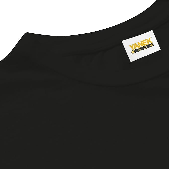 YANEK Solid Unisex Round Neck T-Shirt with Short Sleeves | Crafted from 180 GSM Combed Cotton BIOWASH | All-Day Comfort | Soft | Versatile Fabric for Every Season | Wrinkle-Resistant | Set of 3
