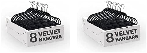 Yanek Velvet Hangers 8-Pack