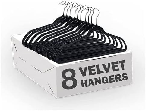 Yanek Velvet Hangers 8-Pack