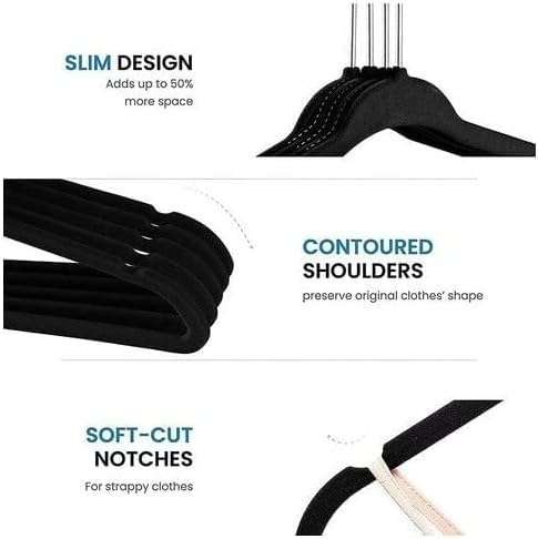 Yanek Velvet Hangers 8-Pack