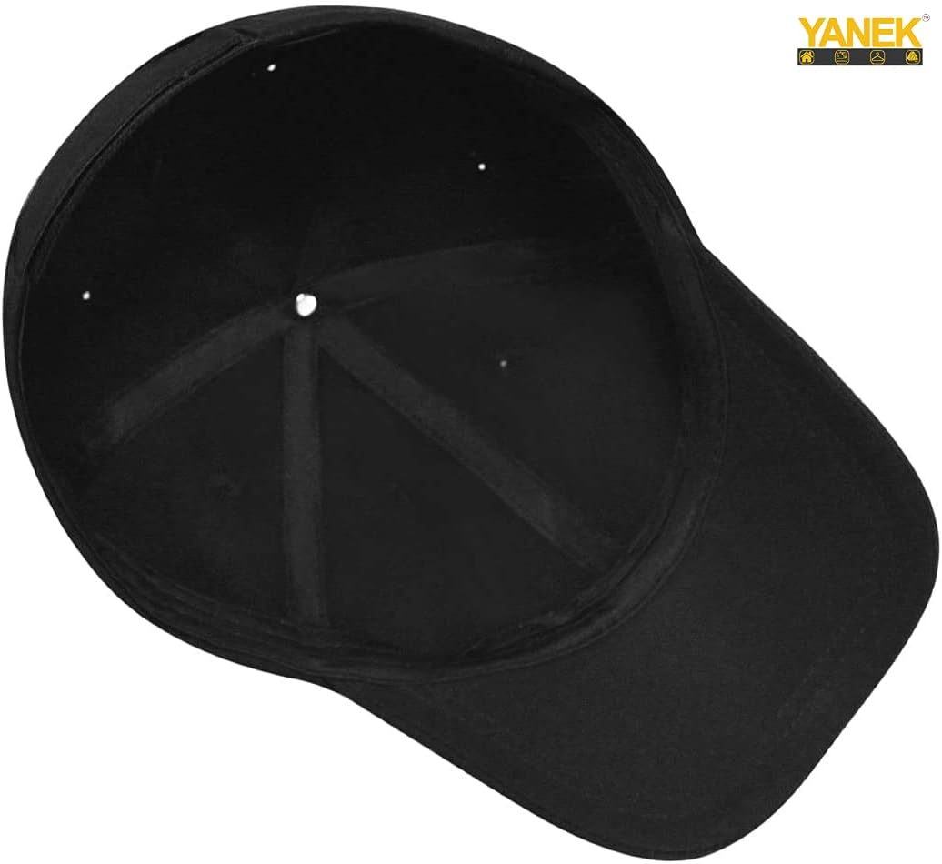 YANEK Plain Baseball Cap – Cotton Adjustable Dad Hat with Velcro | Classic Sports Cap for Men & Women | Wholesale Caps UAE