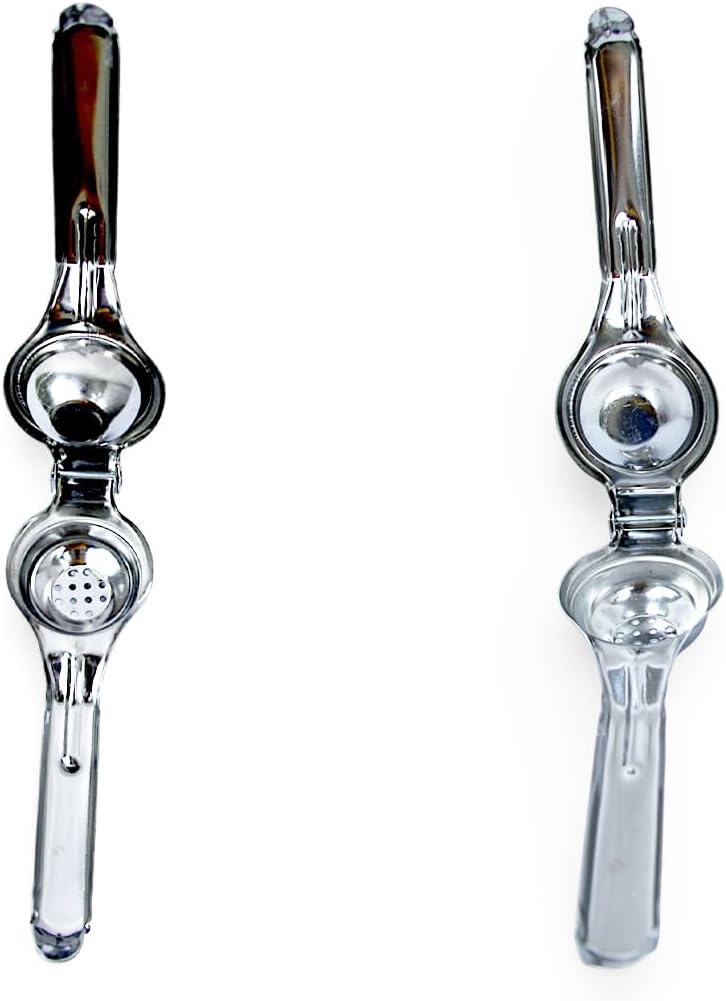 Yanek Stainless Steel Lemon Squeezer - Heavy Duty Manual Citrus Juicer for Effortless Lemon – Rust-Resistant, for Maximum Juice Yield – Perfect for Kitchen Use (6.5x20cm)