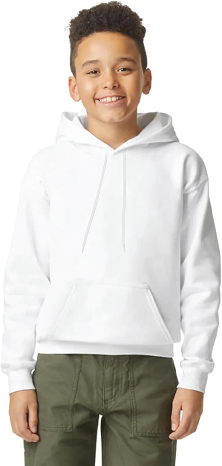 Yanek Plain Fleece Hoodie for Kids 300 GSM Soft & Cozy Warm Hooded for Boys & Girls,Outerwear,Ideal for School & Outdoor