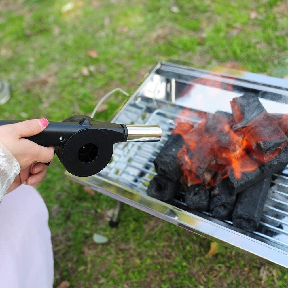 YANEK BBQ Fan Air Blower – Manual Fire Starter for Charcoal Grills, Campfires & Outdoor Cooking | Camping, Picnic & More | Wholesale BBQ Grills & Fuel UAE.