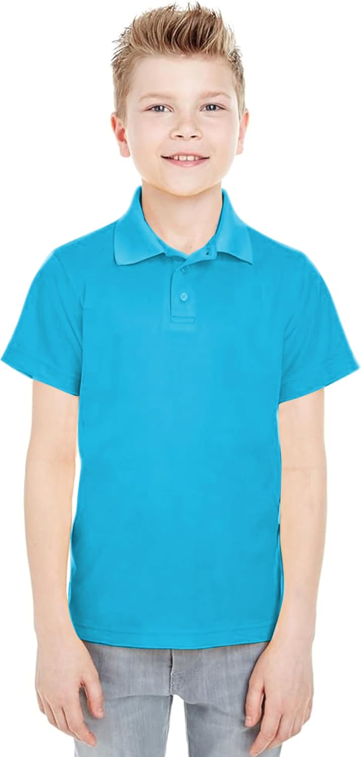 Yanek Boys' Kids Polo T-Shirt – 231 GSM Premium Pure Cotton, Ultra-Soft, Durable & Breathable – Comfortable Fit for School Uniforms, Casual Outings & Everyday Wear
