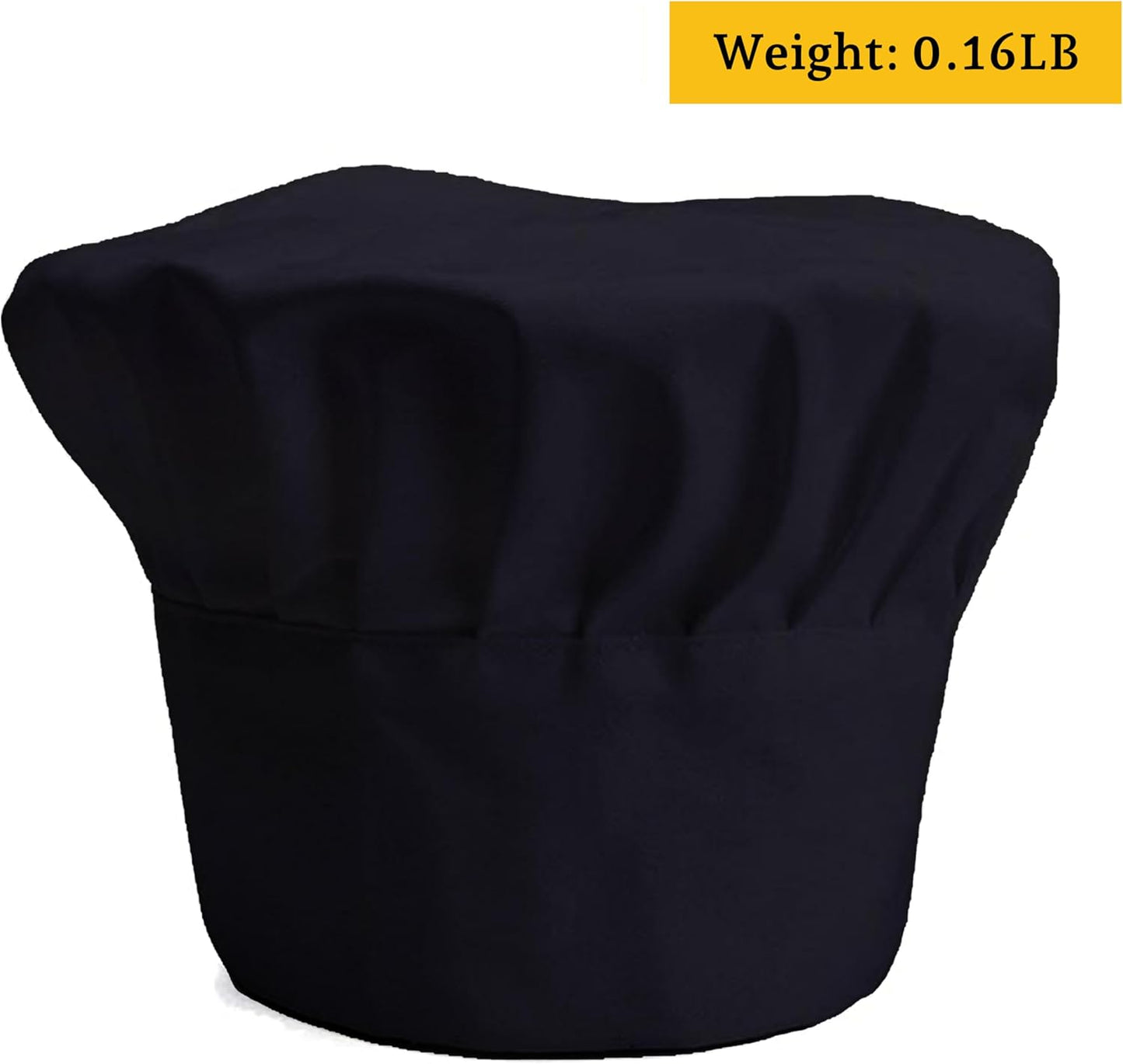 YANEK Unisex Chef Hat Adjustable Elastic | Chef Uniform for Kitchen, Restaurant, Café, Bakery, Hotels Chef Cap Uniform Breathable Hat