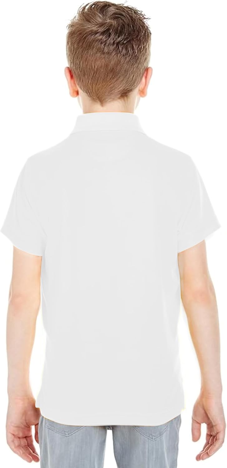 Yanek Boys' Kids Polo T-Shirt – 231 GSM Premium Pure Cotton, Ultra-Soft, Durable & Breathable – Comfortable Fit for School Uniforms, Casual Outings & Everyday Wear
