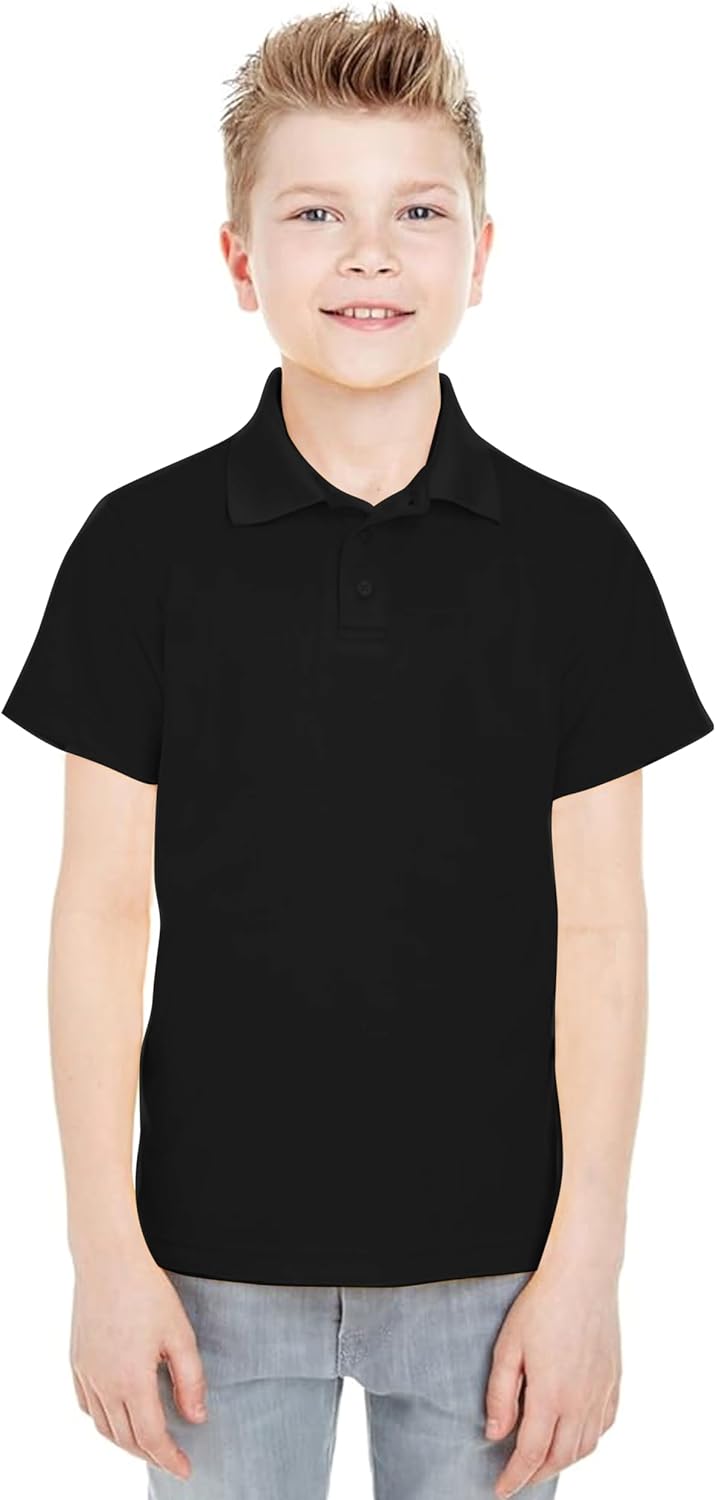 Yanek Boys' Kids Polo T-Shirt – 231 GSM Premium Pure Cotton, Ultra-Soft, Durable & Breathable – Comfortable Fit for School Uniforms, Casual Outings & Everyday Wear