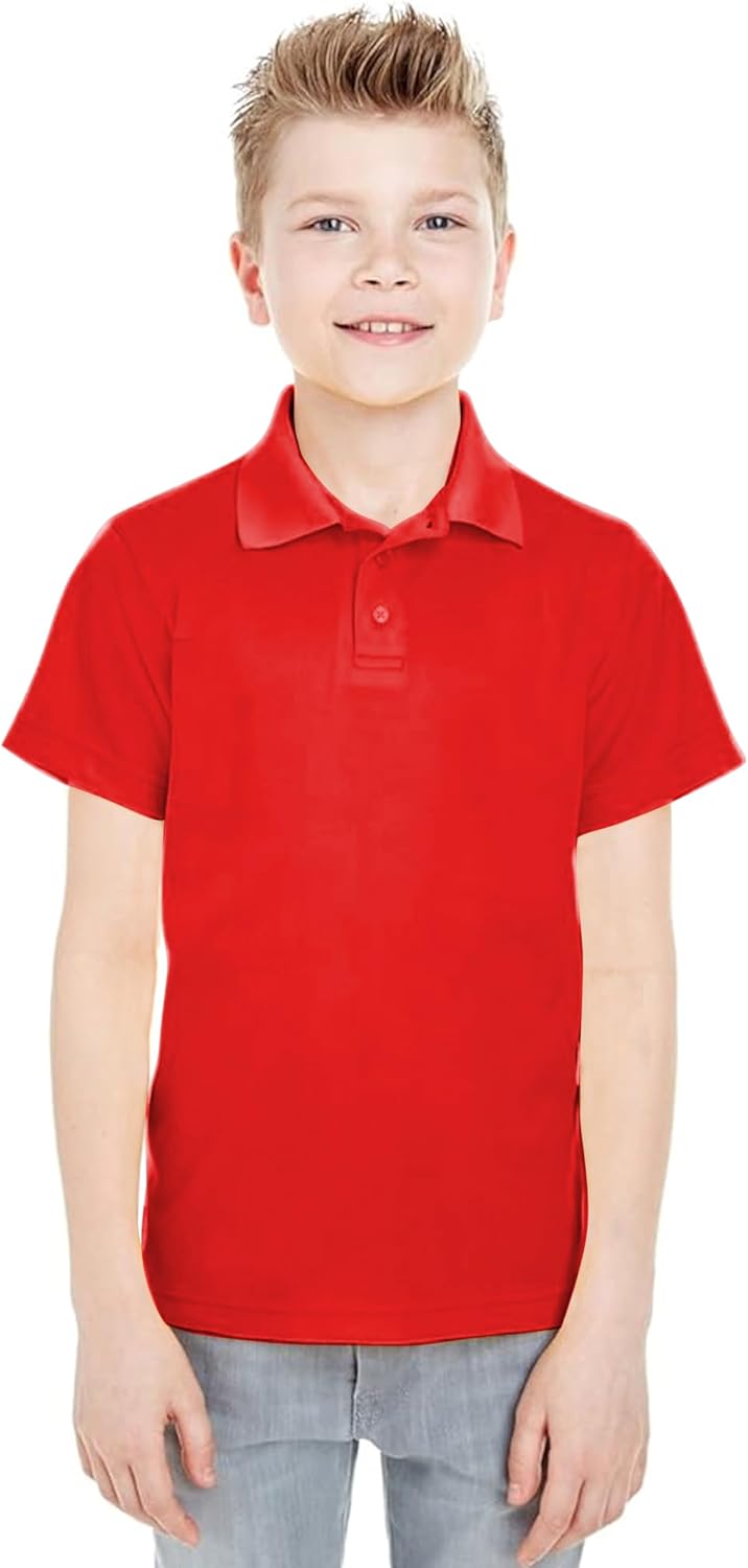 Yanek Boys' Kids Polo T-Shirt – 231 GSM Premium Pure Cotton, Ultra-Soft, Durable & Breathable – Comfortable Fit for School Uniforms, Casual Outings & Everyday Wear