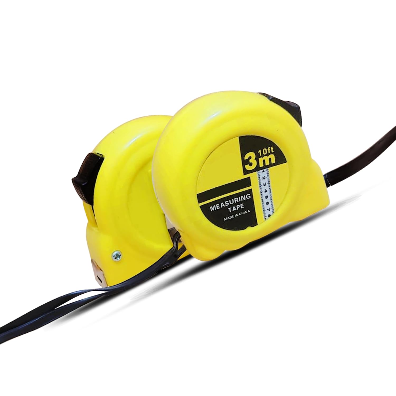 Yanek Steel Tape Measure with Auto Lock - Short Measuring Tape for Precision Measurements, Easy Read Markings, Compact Design & Easy Storage - Ideal for DIY, Construction, & Home Use (3M/10FT)