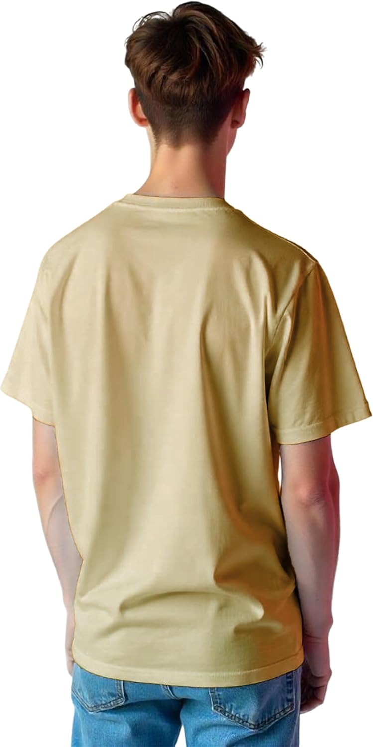 Yanek Oversized T-Shirt for Men – 260 GSM Heavy Jersey, 65% Cotton 35% Polyester, Soft & Durable, Casual Streetwear, Ultimate Comfort