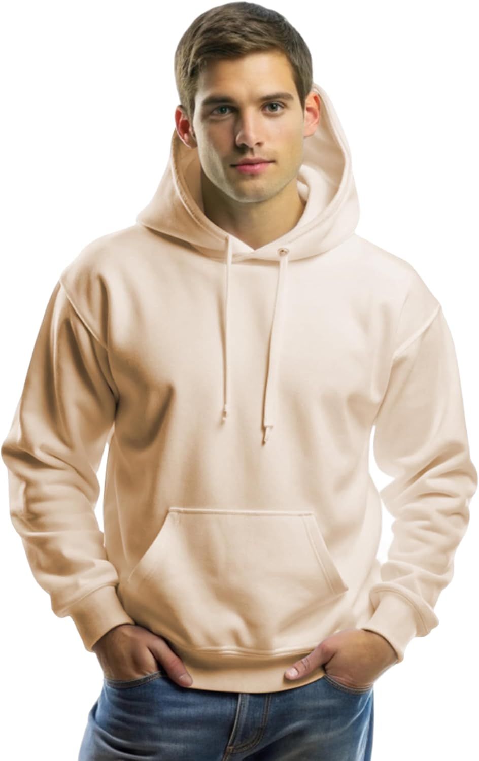 YANEK Super-Soft Turkish Fleece Hoodie Pullover | Premium Quality, Eco-Friendly, Warm & Durable Sweatshirt with Kangaroo Pocket, Adjustable Drawstrings, and Ribbed Cuffs for Men & Women