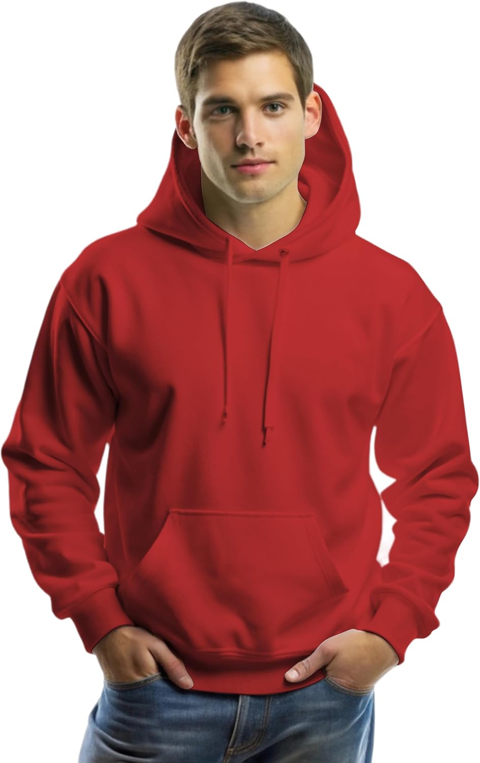 YANEK Super-Soft Turkish Fleece Hoodie Pullover | Premium Quality, Eco-Friendly, Warm & Durable Sweatshirt with Kangaroo Pocket, Adjustable Drawstrings, and Ribbed Cuffs for Men & Women