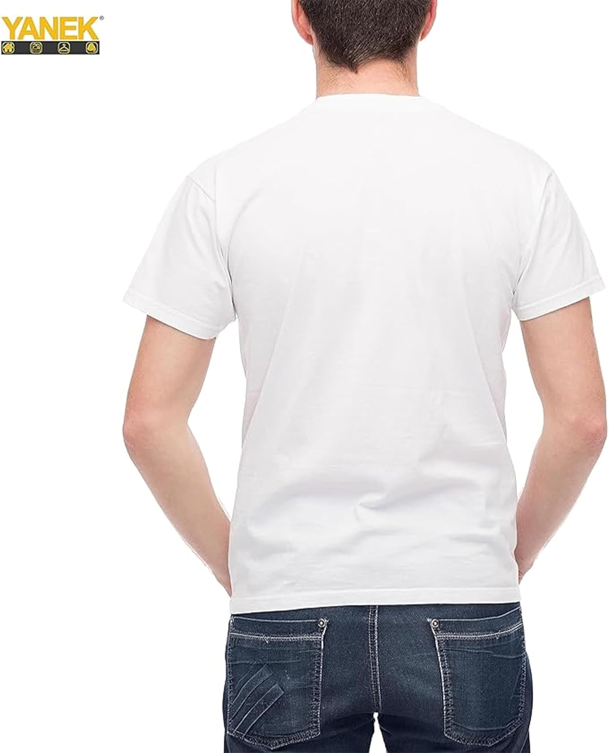 YANEK UAE Flag T-shirt Design | Solid Unisex Round Neck T-Shirt Short Sleeve | Made From 180 GSM Combed Cotton BIOWASH | All Day Comfort| Super Soft | Wrinkle Free
