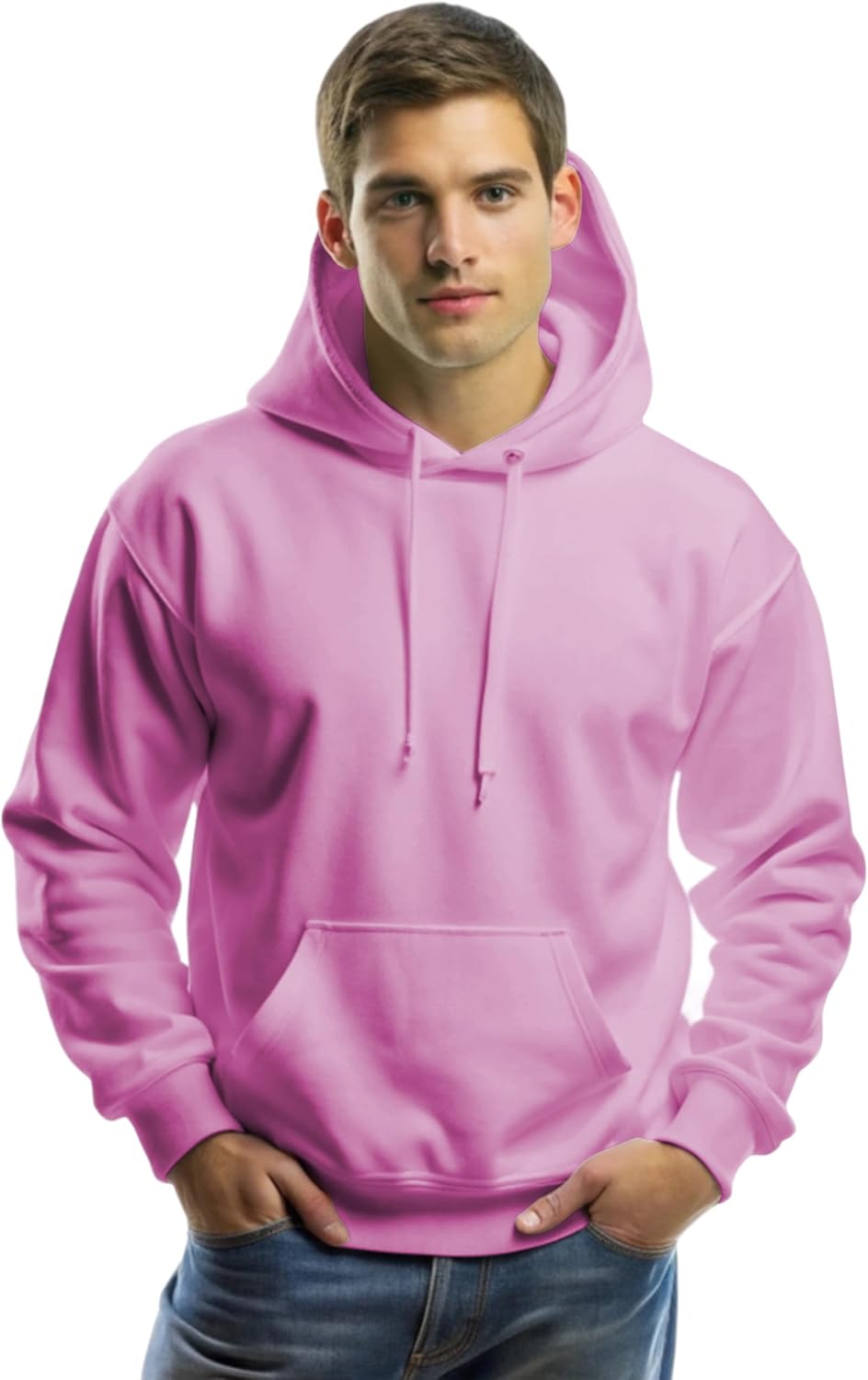 YANEK Super-Soft Turkish Fleece Hoodie Pullover | Premium Quality, Eco-Friendly, Warm & Durable Sweatshirt with Kangaroo Pocket, Adjustable Drawstrings, and Ribbed Cuffs for Men & Women