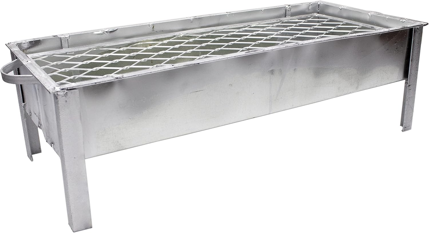 YANEK BBQ Grill – Galva Silver Portable Stainless Steel Grill | For Camping, Picnic, BBQ & Outdoor Cooking | Wholesale BBQ Grills UAE