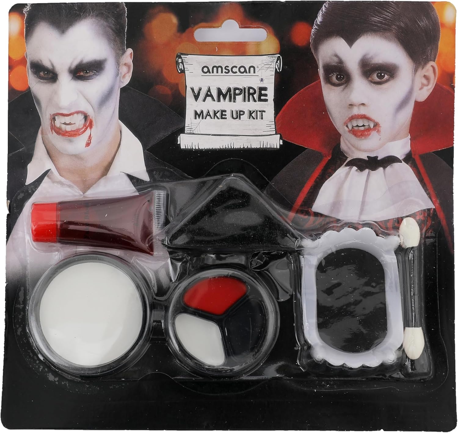 Yanek Halloween Realistic Vampire Makeup Teeth for Kids and Adults
