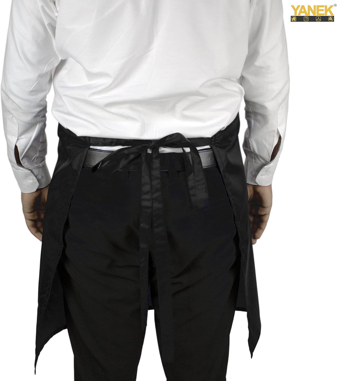 YANEK Waterproof Kitchen Apron – Unisex Adjustable Apron with 2 Pockets | Waterproof & Durable for Restaurant, Café, Workshop | Wholesale Kitchen Uniforms UAE.
