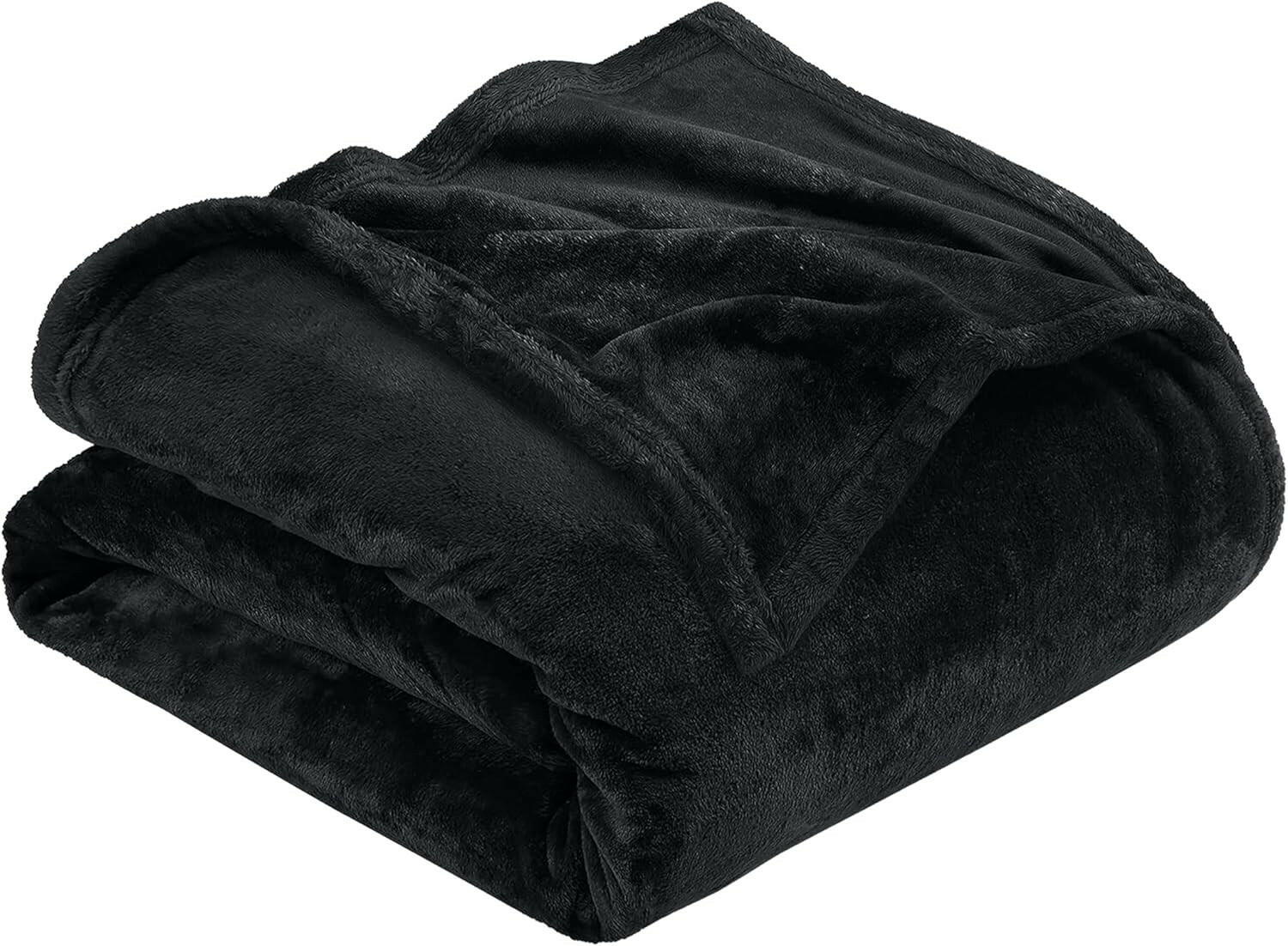 Yanek Fleece Blanket - Ultra Soft Microfiber Luxury Blanket for Couch, Sofa, Bed, Chair, and Travel (150 x 200, Plain-MixColor)