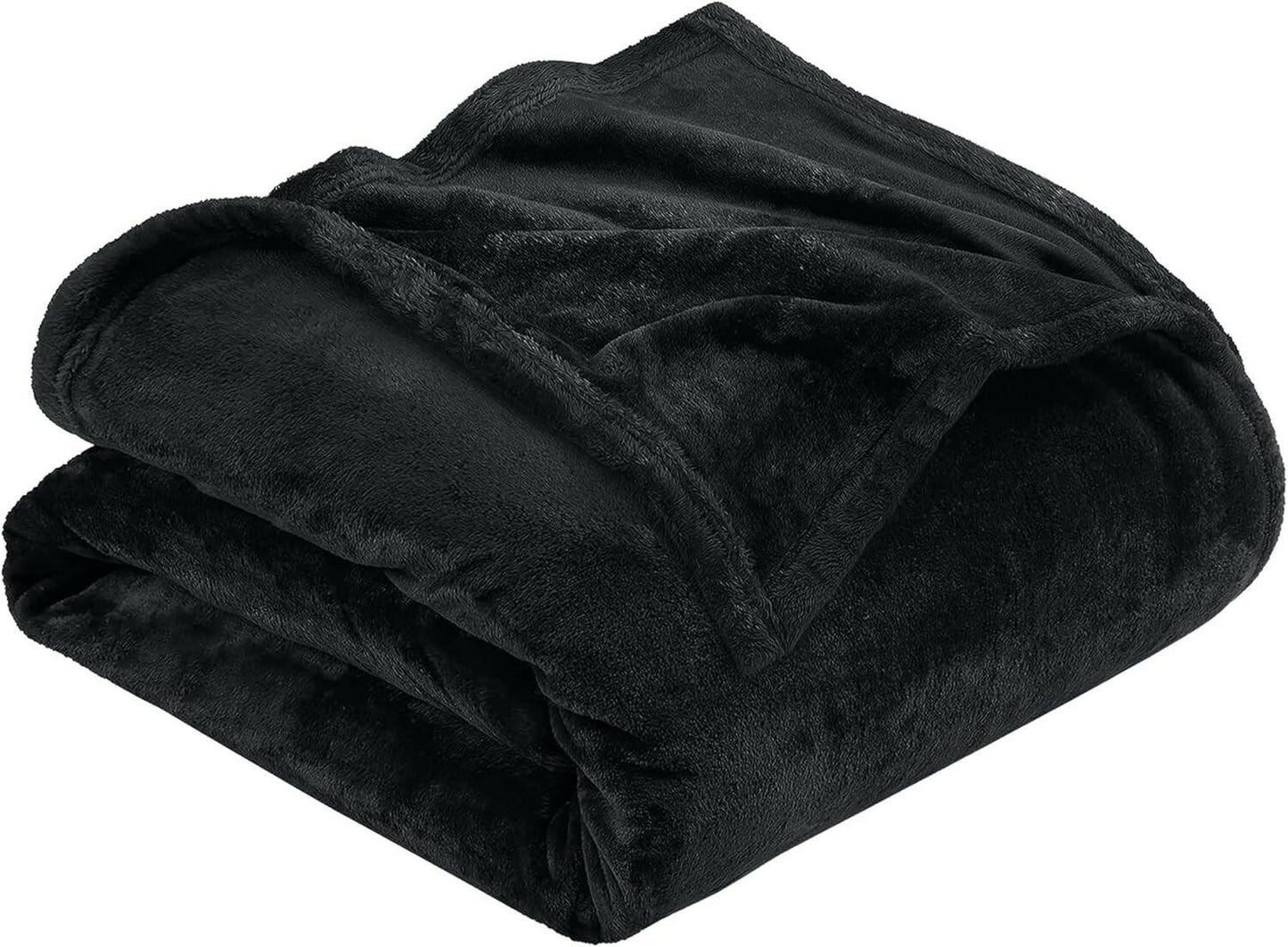 Yanek Fleece Blanket - Ultra Soft Microfiber Luxury Blanket for Couch, Sofa, Bed, Chair, and Travel (150 x 200, Plain-MixColor).