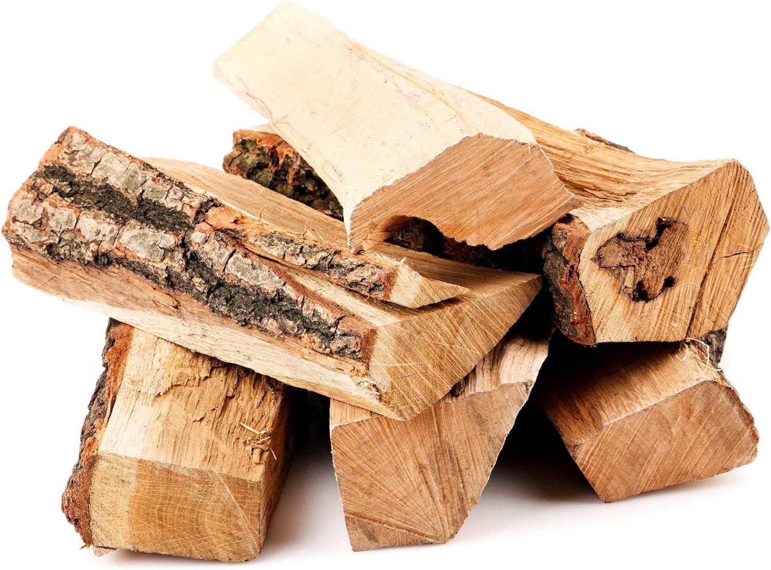 YANEK Firewood – 8KG European Dried Birch Wood Logs | For BBQ, Camping, Fire Pits & Outdoor Cooking | Wholesale BBQ Grills & Fuel UAE