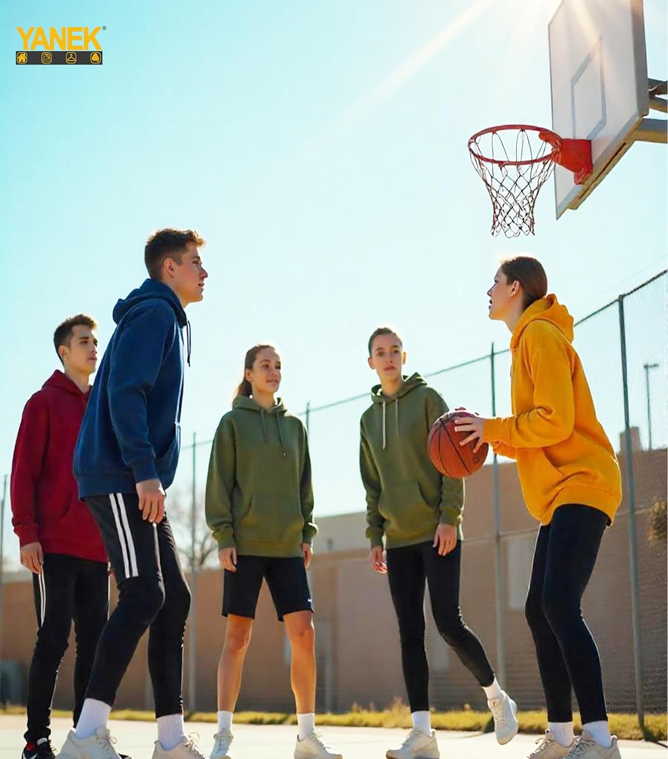 YANEK Super-Soft Turkish Fleece Hoodie Pullover | Premium Quality, Eco-Friendly, Warm & Durable Sweatshirt with Kangaroo Pocket, Adjustable Drawstrings, and Ribbed Cuffs for Men & Women