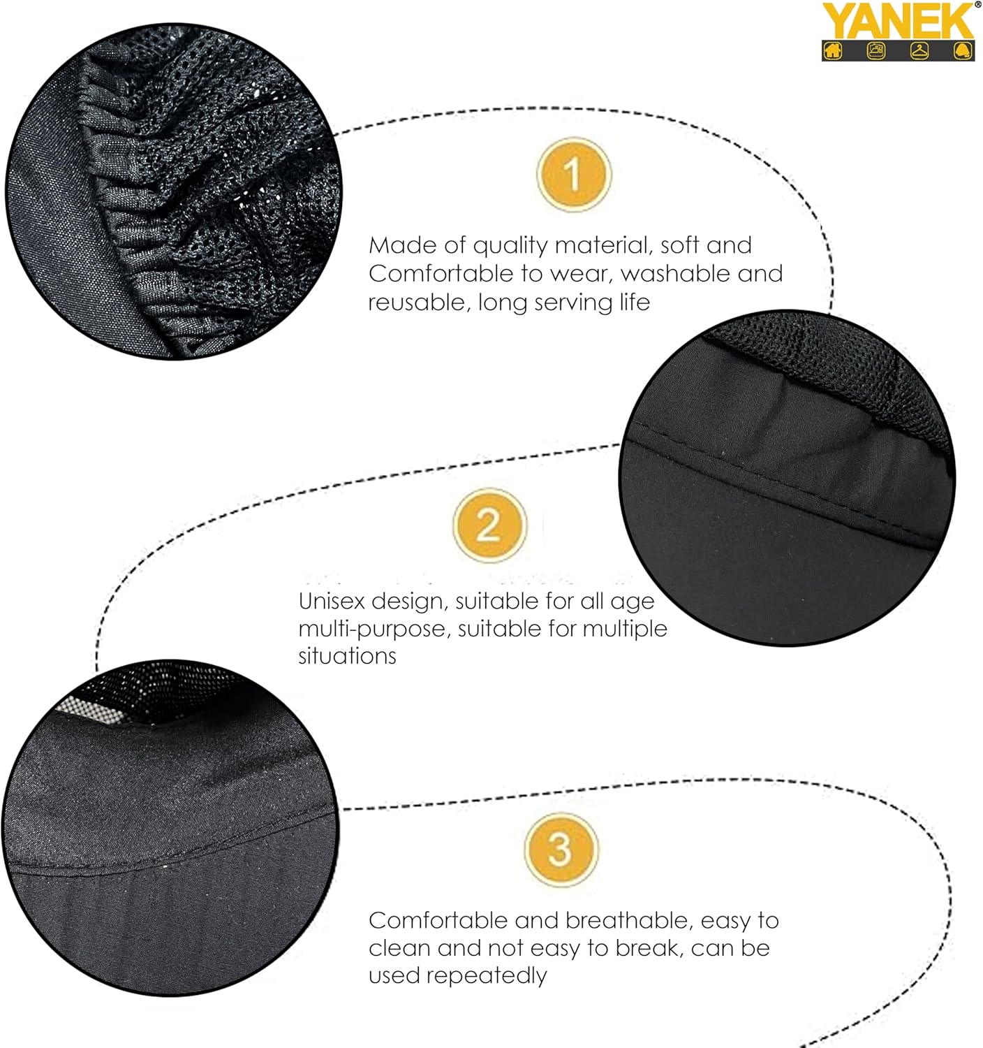 Yanek Professional Chef Hat with Visor – Adjustable and Lightweight Kitchen Cap for Men and Women – Ideal for Culinary Professionals, Home Cooks, Bakers, Restaurant Staff, Outdoor Catering Events