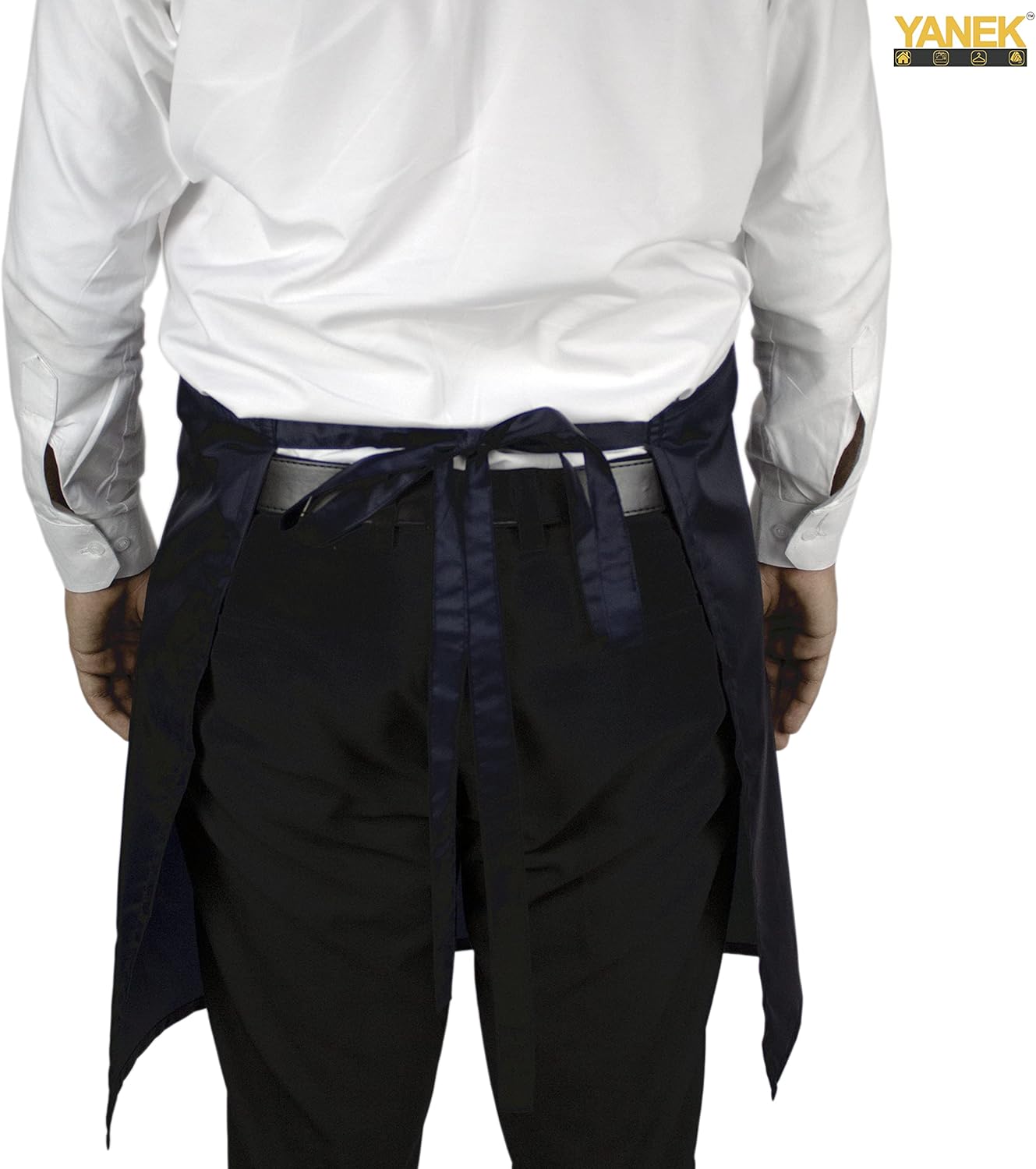 YANEK Waterproof Kitchen Apron – Unisex Adjustable Apron with 2 Pockets | Waterproof & Durable for Restaurant, Café, Workshop | Wholesale Kitchen Uniforms UAE
