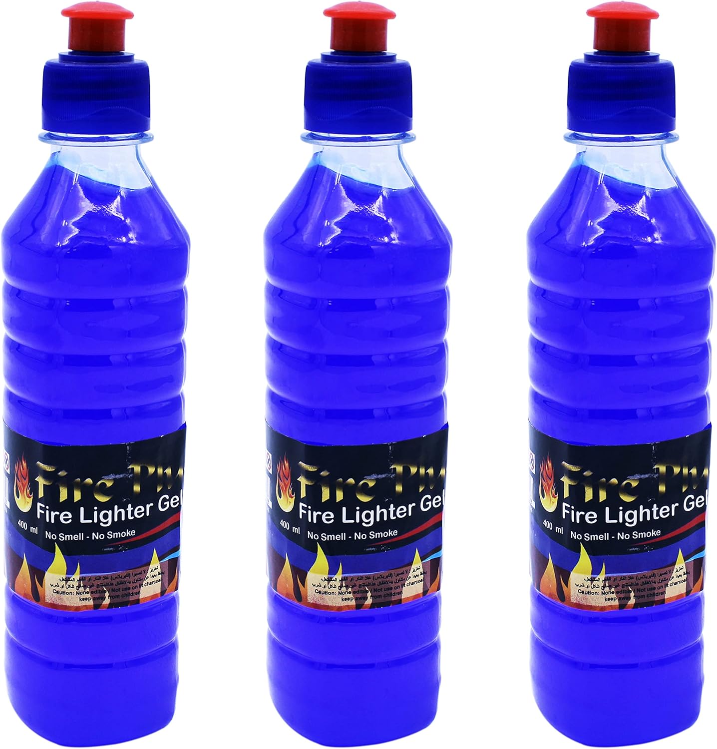 YANEK Barbecue Lighter Gel – BBQ & Camping Fire Starter Gel (Pack of 3) | Easy Ignition for Grills, Stoves & Outdoor Cooking | Wholesale BBQ Grills & Fuel UAE