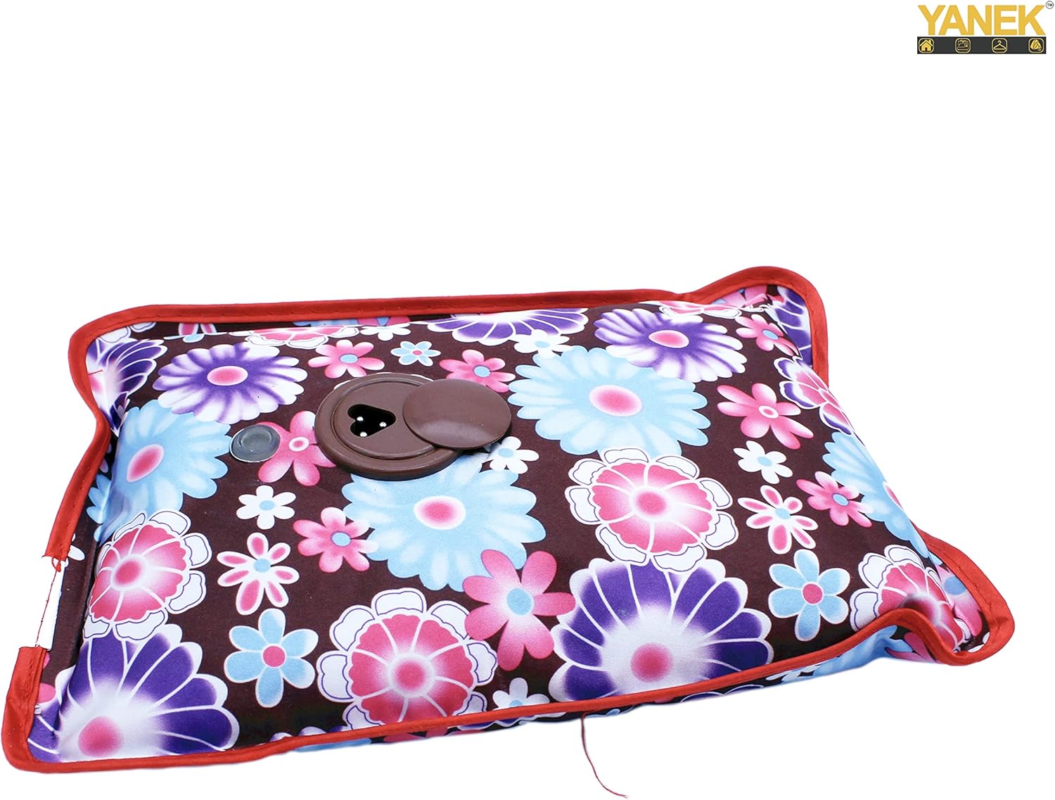 YANEK Electric Hot Water Bag | Rechargeable | Heating Pillow | For Neck Massage, Muscle Pain etc.