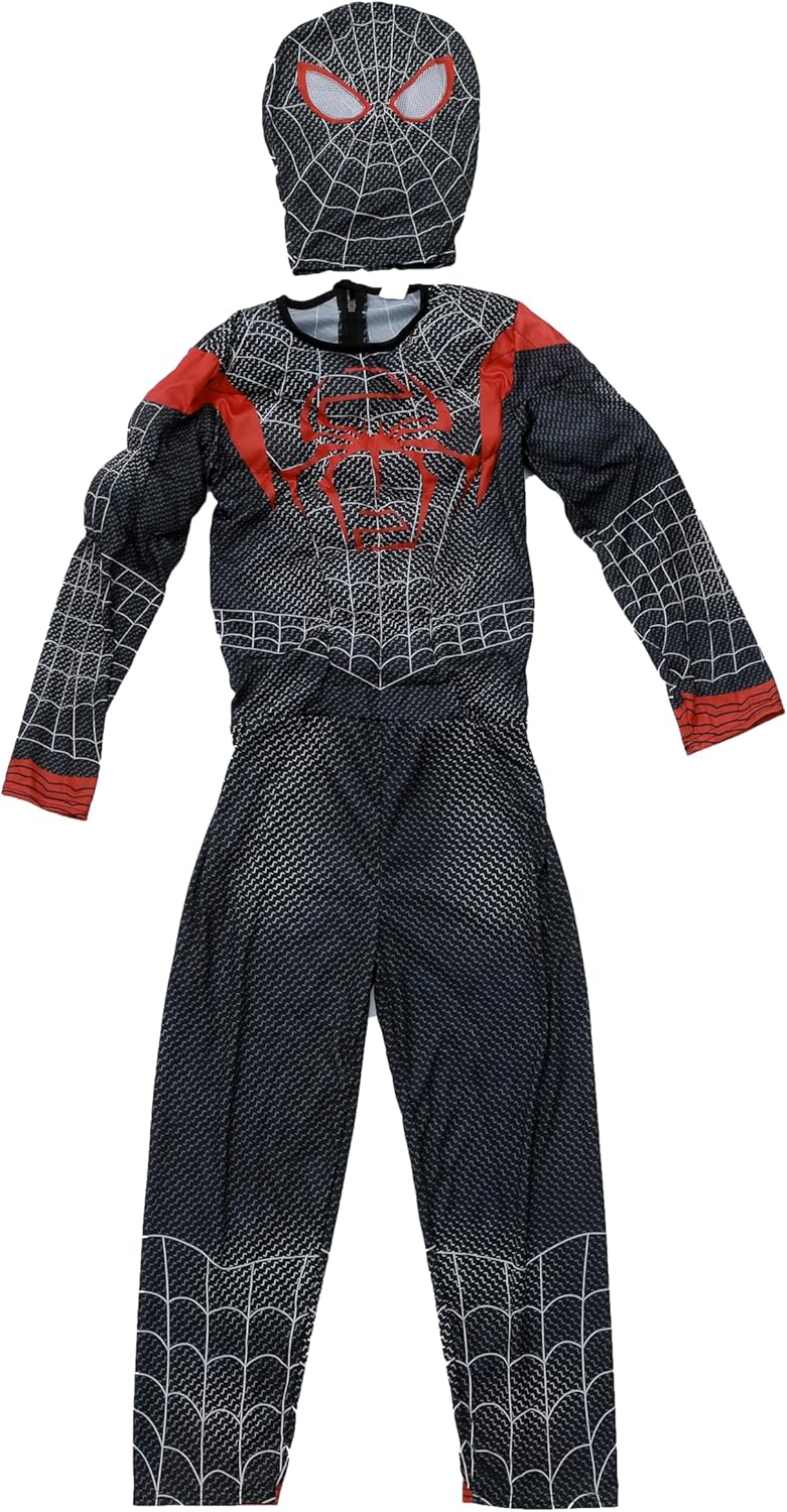 Yanek Halloween Classic Superhero Spiderman Costume for Kids with Mask