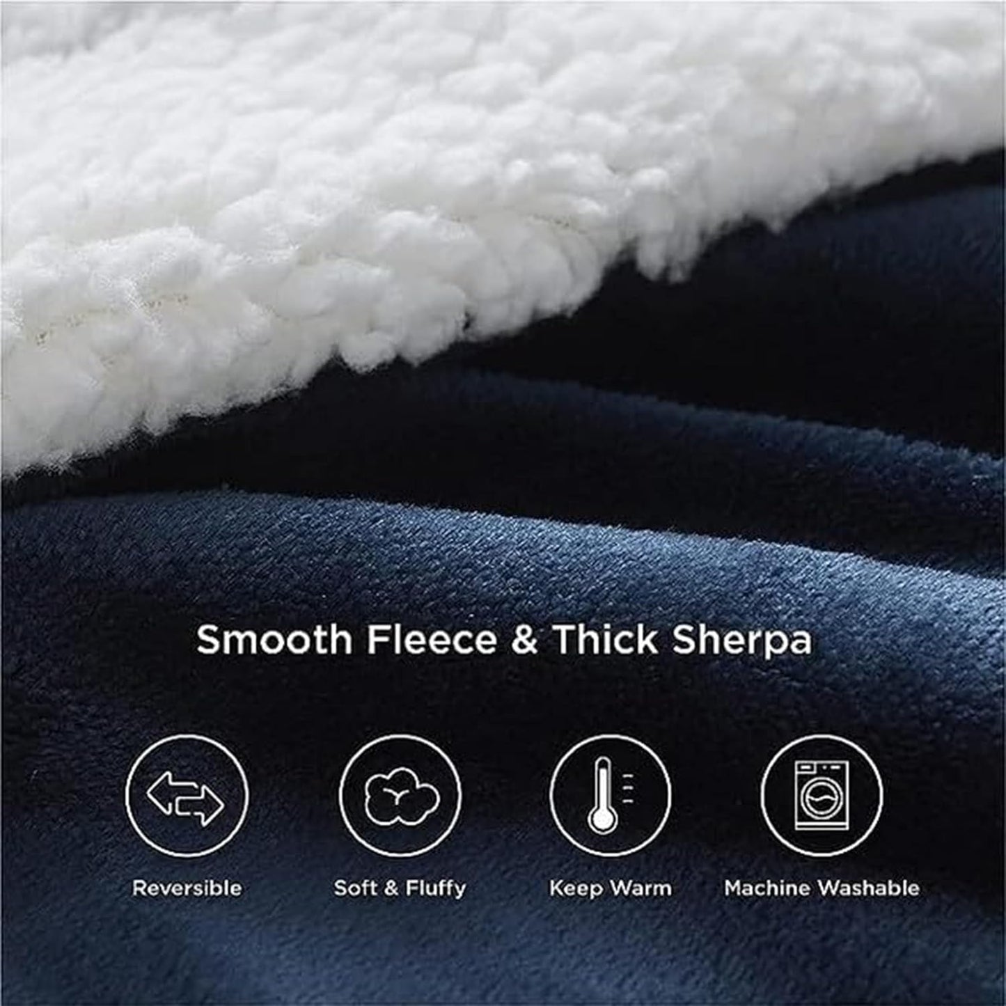 Yanek Polyester Micromink Summer Ac/Mild Winter/Heavy Winter Sherpa Blanket Super Soft Flannel Solid/Plain (200 x 220, Mix Color).