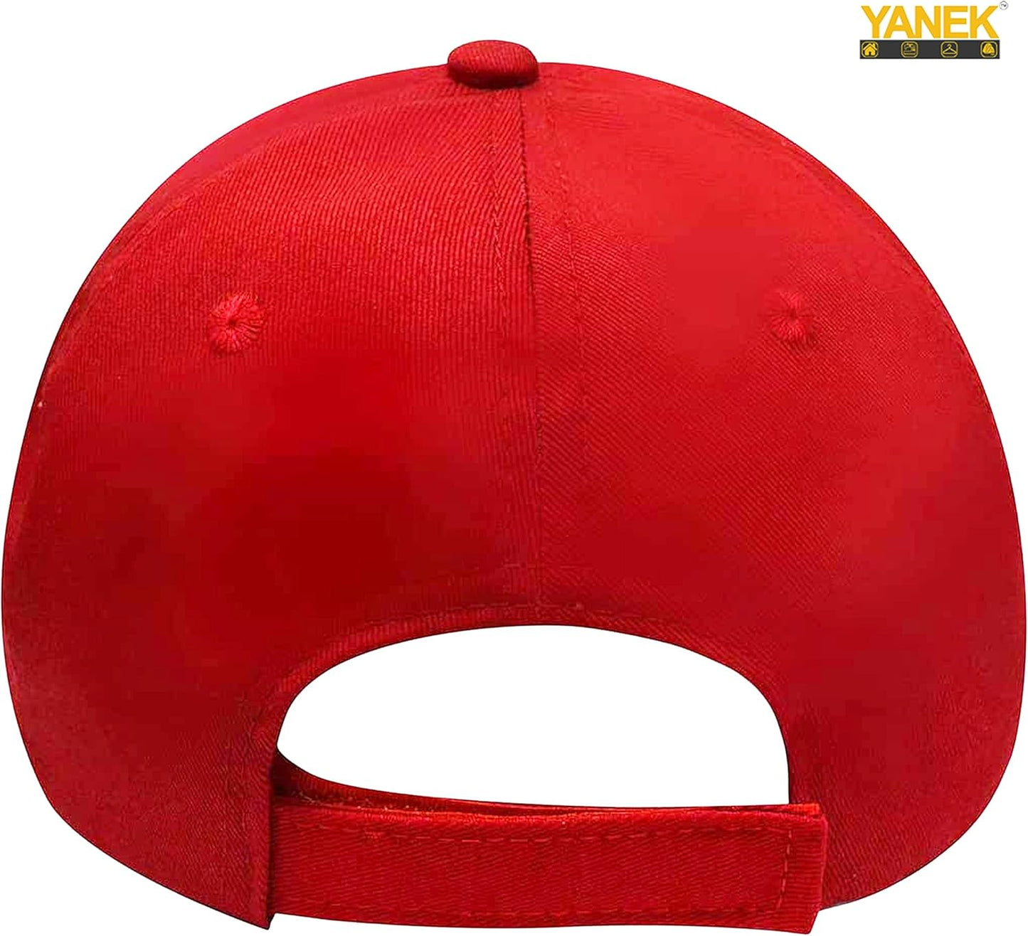 YANEK Plain Baseball Cap – Cotton Adjustable Dad Hat with Velcro | Classic Sports Cap for Men & Women | Wholesale Caps UAE.