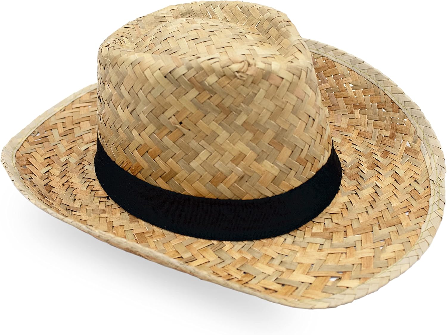 YANEK Cowboy Hat – Unisex Summer Outdoor Beach Hat with Round Contrast Strap | Stylish Sun Protection for Men & Women | Wholesale Hats UAE