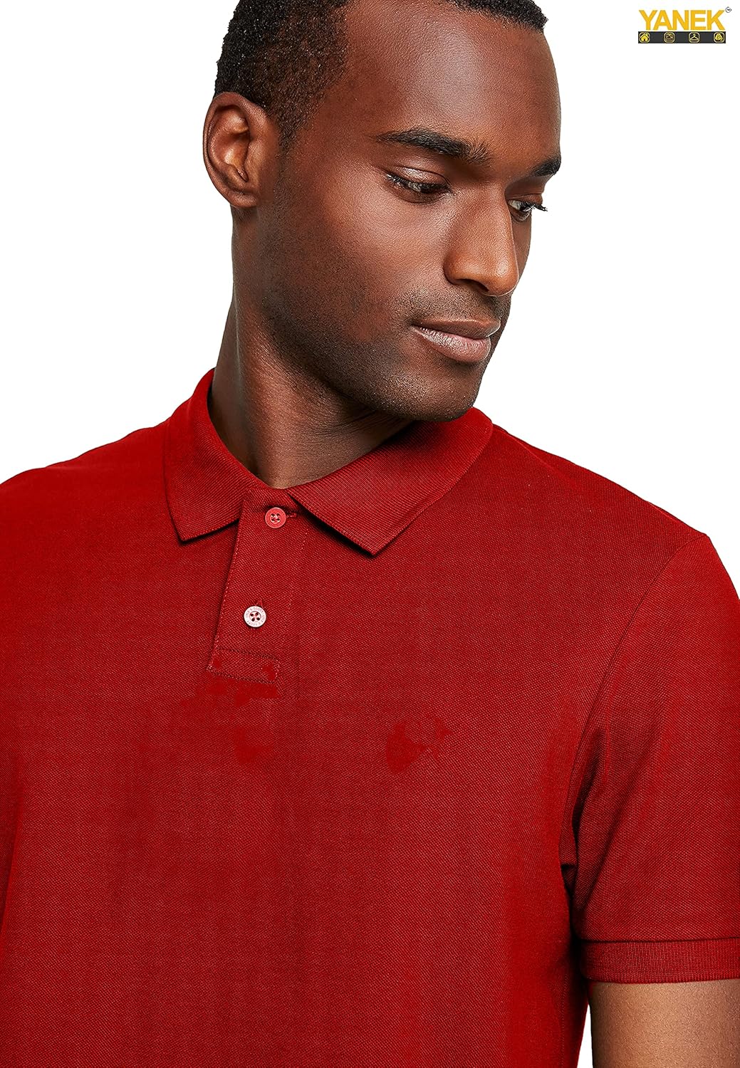 YANEK Men’s Polo Shirt – Cotton Blend Regular Fit Short Sleeve | Button-Down Collar | Breathable for Golf, Tennis, Work & Casual | Wholesale Polo Shirts UAE