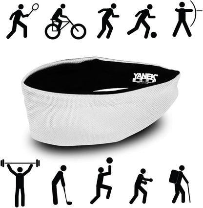 YANEK Headband – Unisex Sweatband with Anti-Odour & Non-Slip Grip | For Workout, Gym & Sports | Pack of 4 | Wholesale Sports Goods UAE.