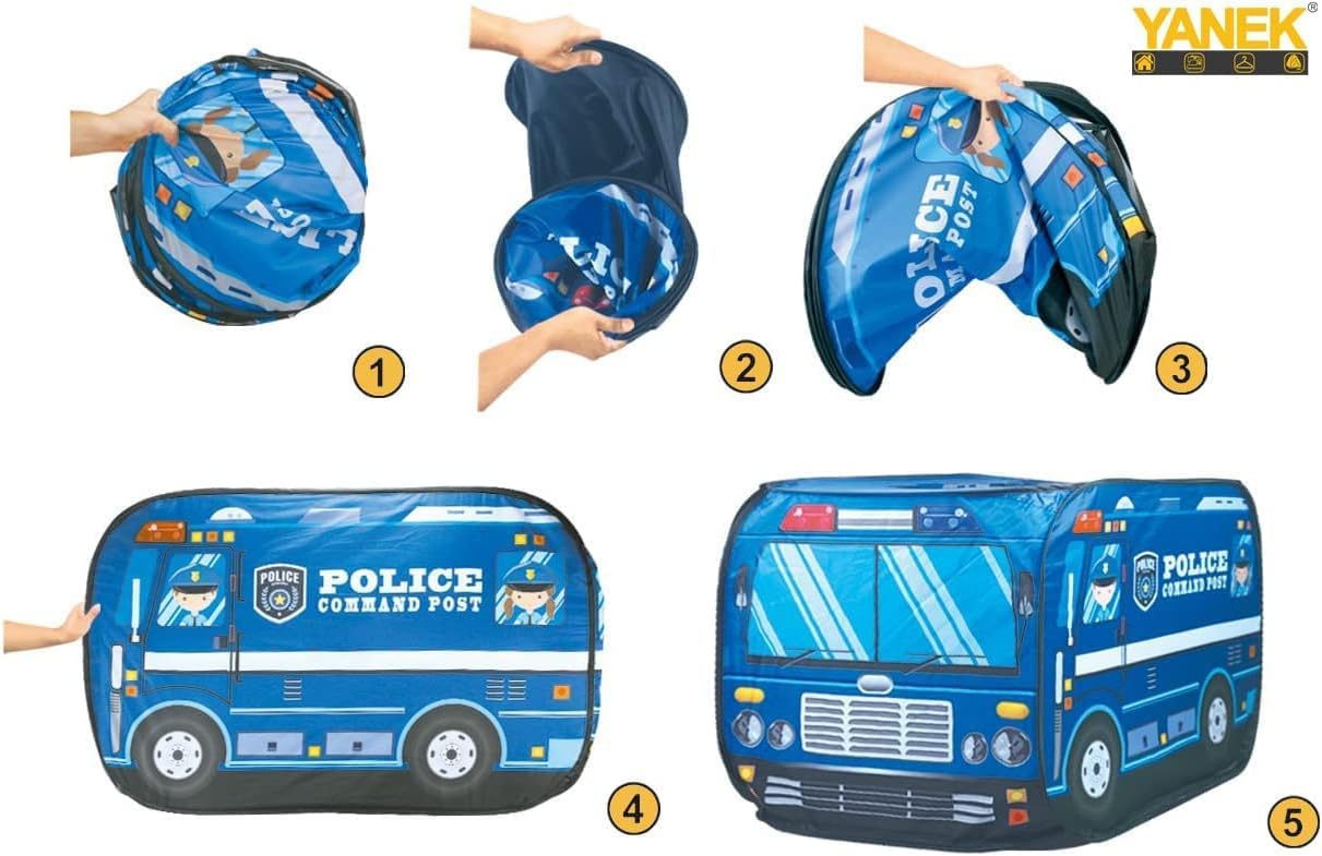 YANEK Kids Play Tent – School Bus | Foldable Indoor & Outdoor Tent with Carry Bag | Wholesale Camping Gear UAE.