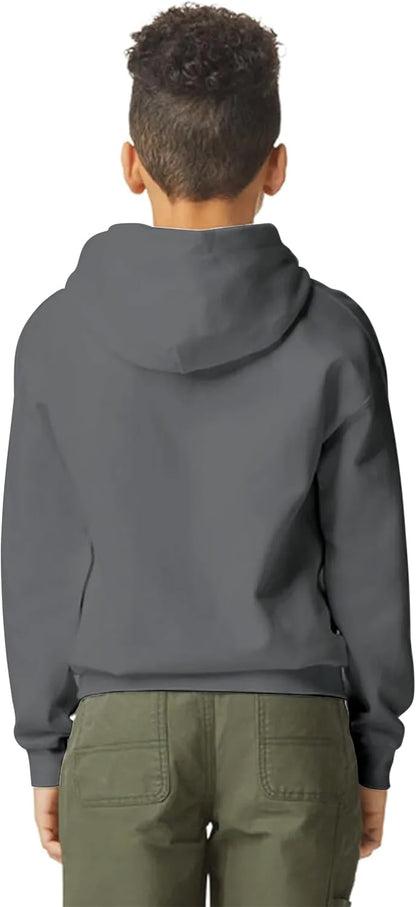 Yanek Plain Fleece Hoodie for Kids 300 GSM Soft & Cozy Warm Hooded for Boys & Girls,Outerwear,Ideal for School & Outdoor