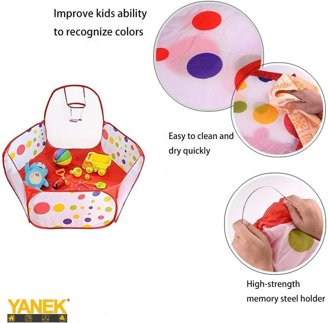 Yanek Ultimate Game Tent Pit Pool for Outdoor Fun – Multi-Use Playhouse with Built-In Pool, Perfect for Kids’ Backyard Play, Camping, and Family Gatherings