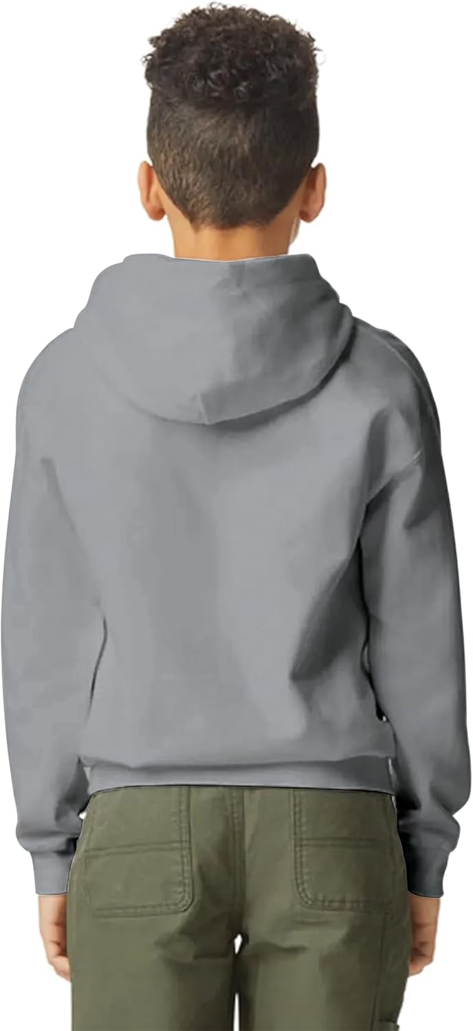 Yanek Plain Fleece Hoodie for Kids 300 GSM Soft & Cozy Warm Hooded for Boys & Girls,Outerwear,Ideal for School & Outdoor