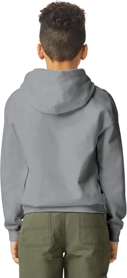 Yanek Plain Fleece Hoodie for Kids 300 GSM Soft & Cozy Warm Hooded for Boys & Girls,Outerwear,Ideal for School & Outdoor