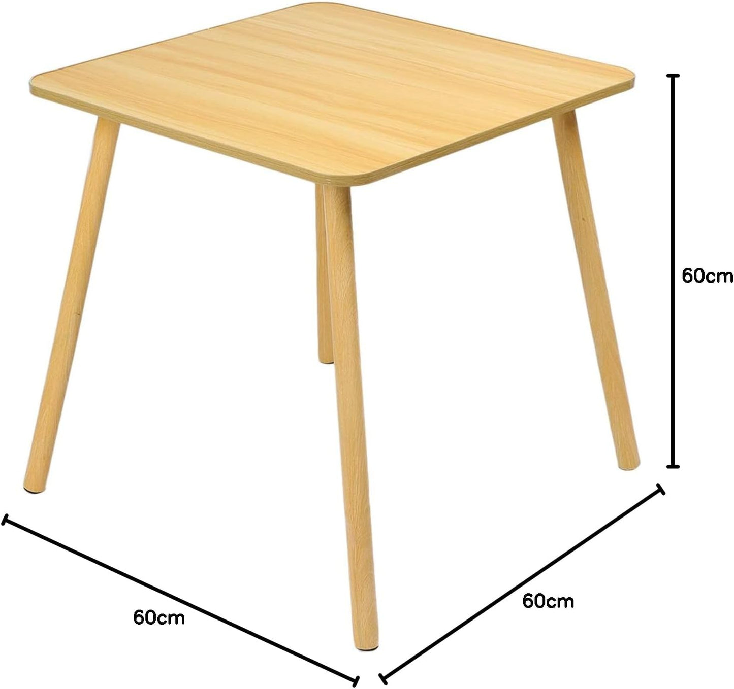 Yanek Side Table/Tea Coffee Breakfast Laptop Table (Wood,Natural)