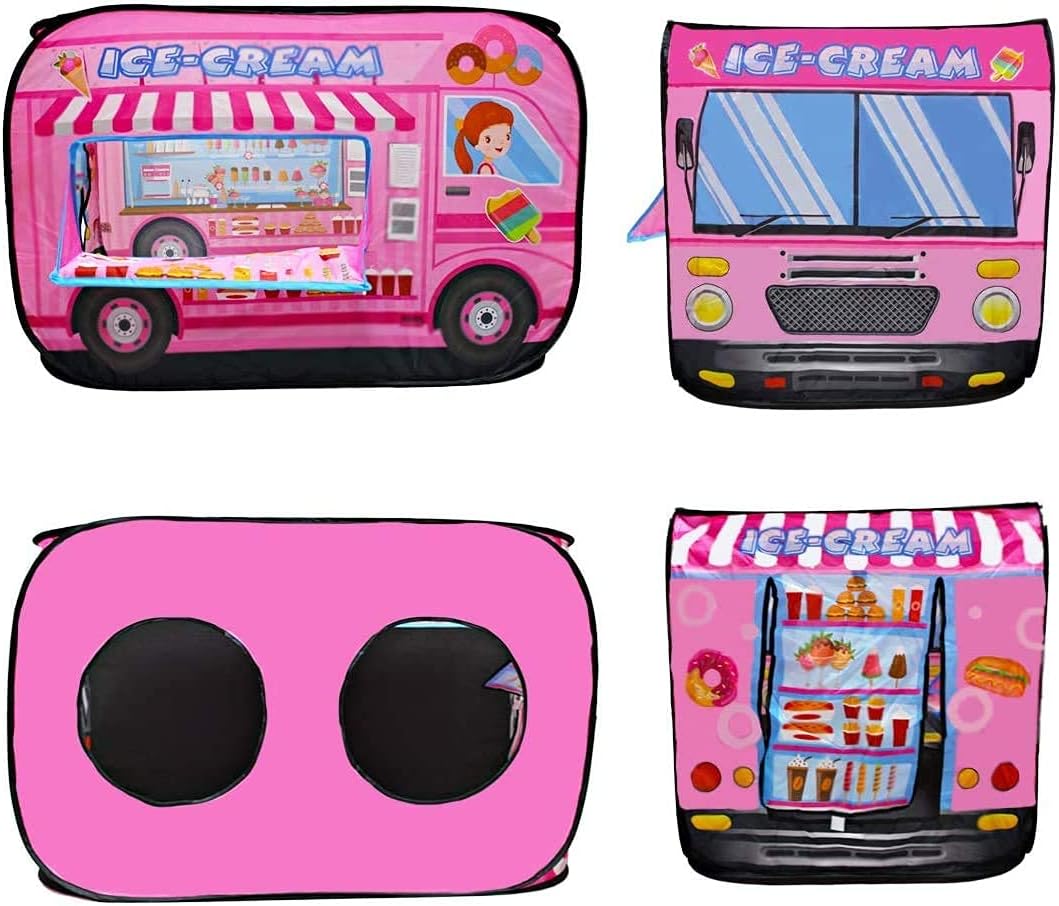 YANEK Kids Play Tent – School Bus | Foldable Indoor & Outdoor Tent with Carry Bag | Wholesale Camping Gear UAE.