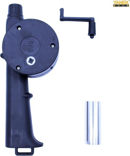 YANEK BBQ Fan Air Blower – Manual Fire Starter for Charcoal Grills, Campfires & Outdoor Cooking | Camping, Picnic & More | Wholesale BBQ Grills & Fuel UAE.