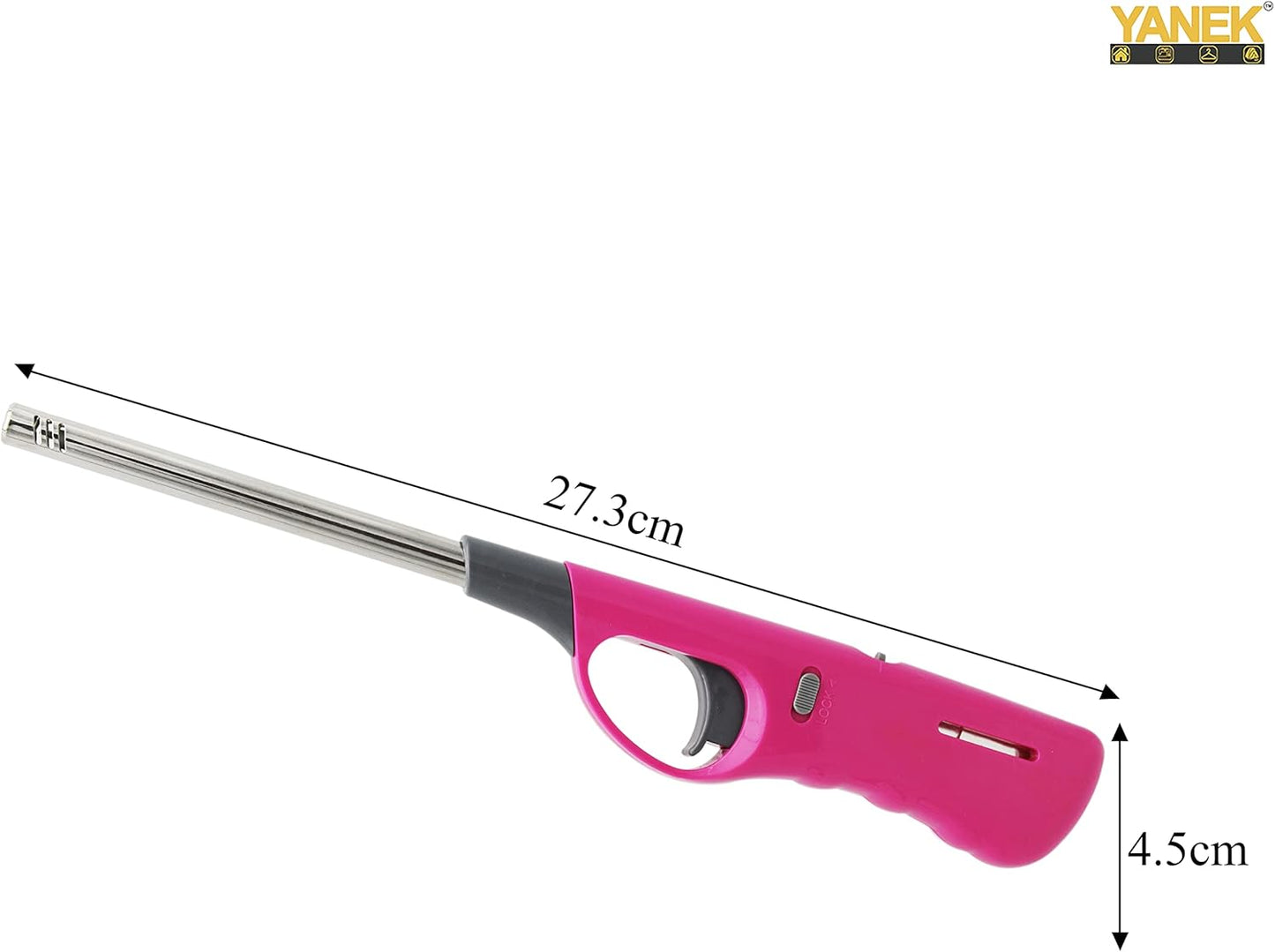 YANEK Gas Lighter – Refillable Butane Lighter (Pack of 4) | For Kitchen, BBQ & Camping | Wholesale BBQ Grills & Fuel UAE.