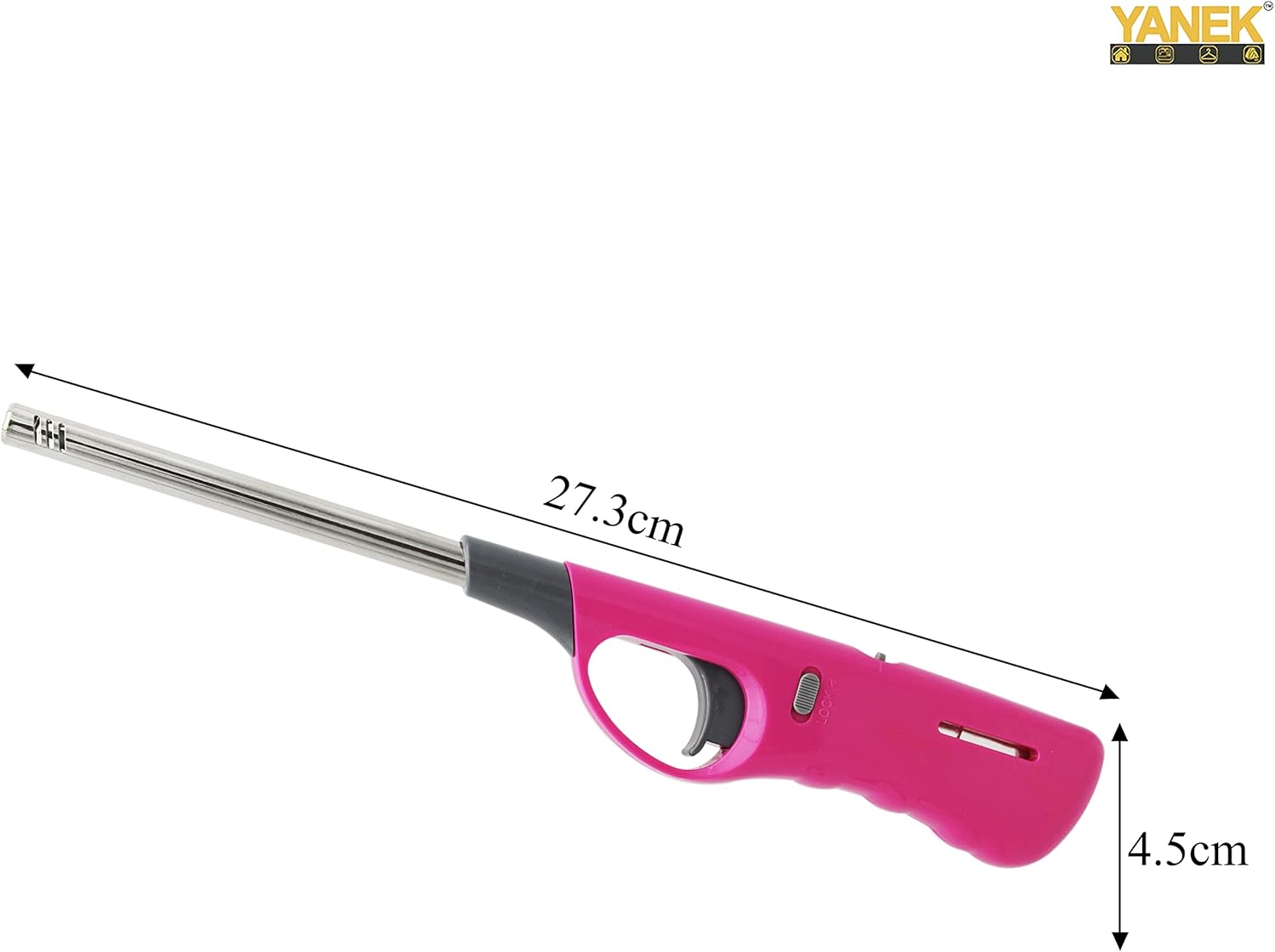 YANEK Gas Lighter – Refillable Butane Lighter (Pack of 4) | For Kitchen, BBQ & Camping | Wholesale BBQ Grills & Fuel UAE.