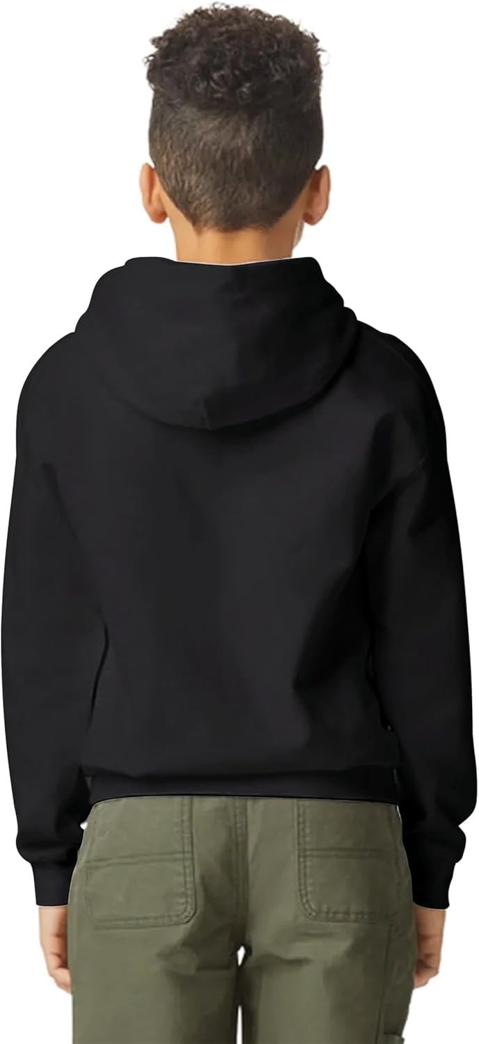 Yanek Plain Fleece Hoodie for Kids 300 GSM Soft & Cozy Warm Hooded for Boys & Girls,Outerwear,Ideal for School & Outdoor