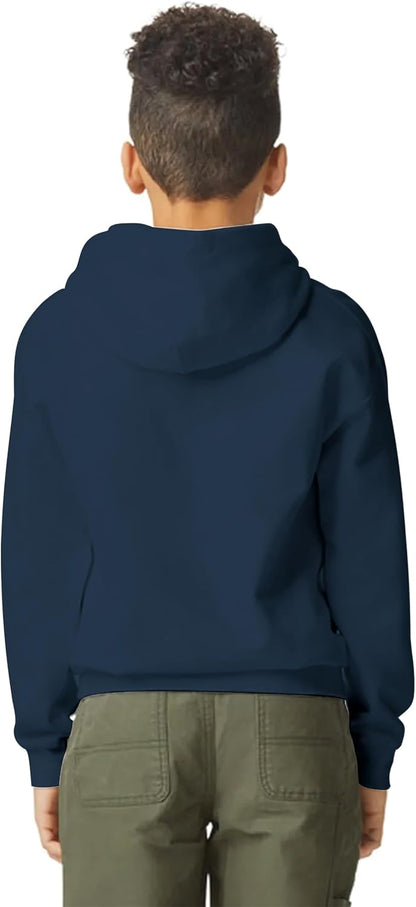 Yanek Plain Fleece Hoodie for Kids 300 GSM Soft & Cozy Warm Hooded for Boys & Girls,Outerwear,Ideal for School & Outdoor