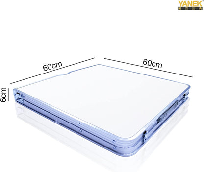 YANEK Folding Camping Table with 4 Foldable Chairs – Portable Wooden Top & Steel Frame Set | BBQ, Camping & Outdoor | Wholesale Outdoor Equipment UAE.